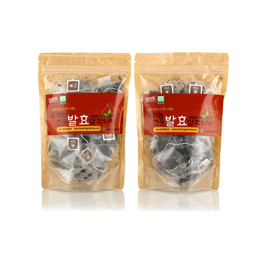 발효차삼각티백(천연옥수수전분티백)(1.2gx25ea)x2
